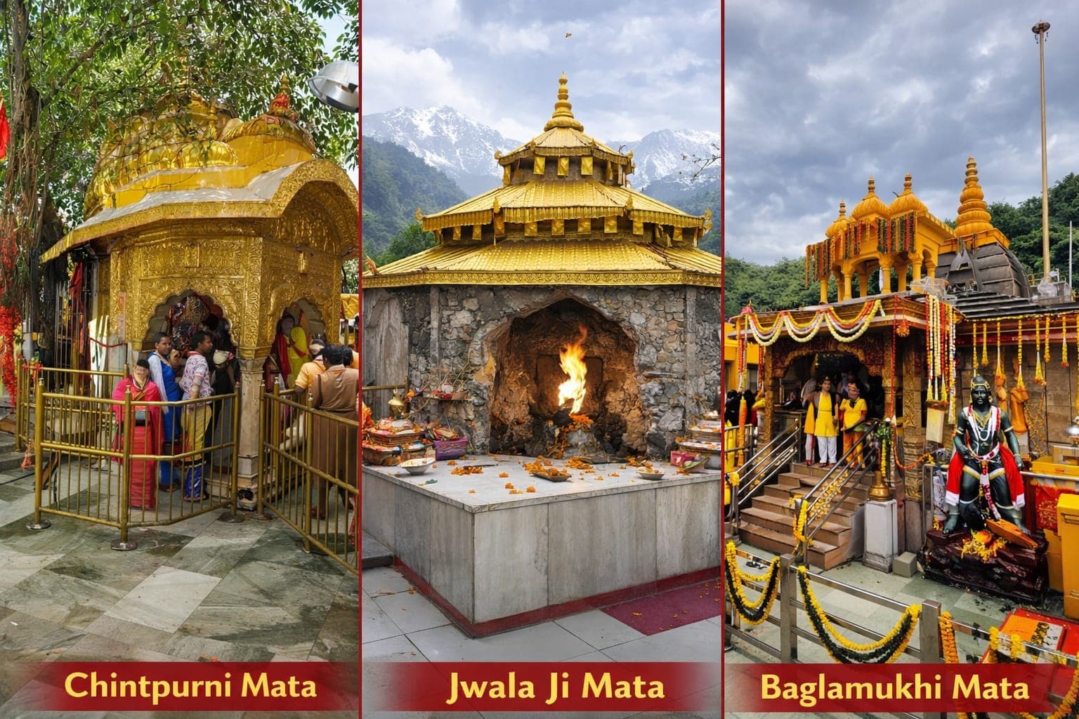 Divya Mandir Yatra – Jwala Ji, Baglamukhi & Chintpurni